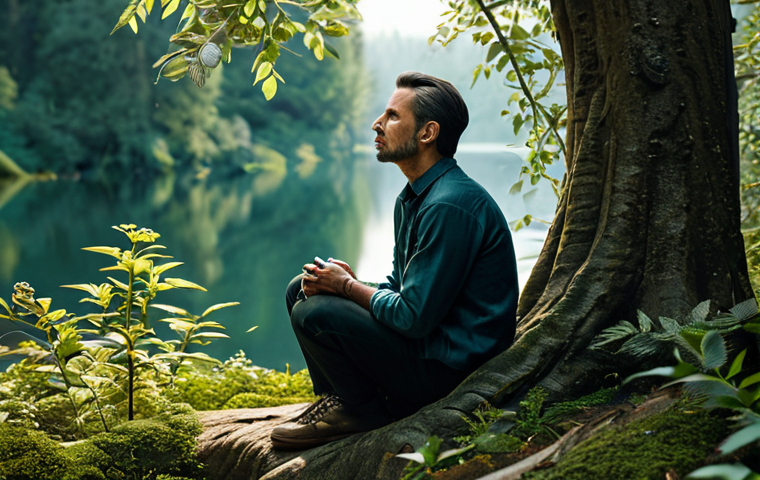 Prompt 1: Contemplation in Nature for Ideas**